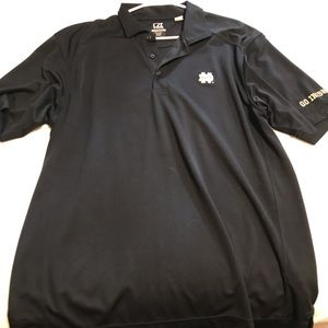Notre Dame Cutter and Buck Dri Polo